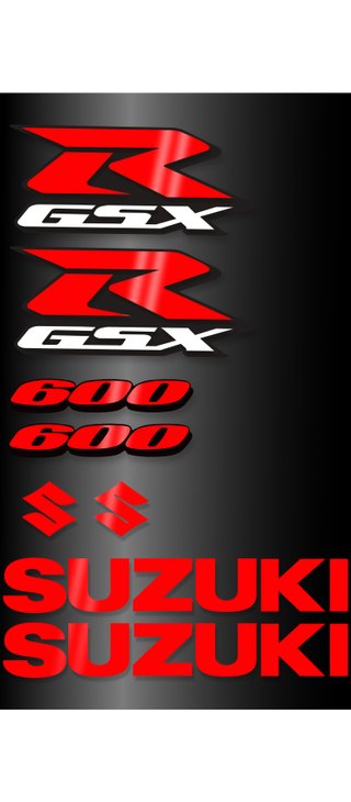 Pegatinas adhesivo para moto SUZUKI GSXR 600