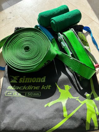 Slackline Simond 15m Verde