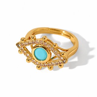 Anillo Ojo Turco Ajustable Acero Inoxidable