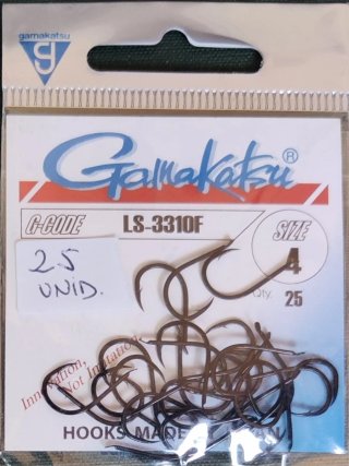 Lote de 8 tipos de Anzuelos para la pesca, nuevo.