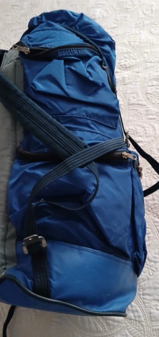 Mochila Montaña Vintage Azul