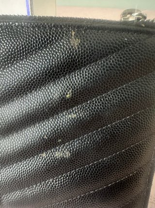 Pochette o portafoglio in pelle di vitello ysl