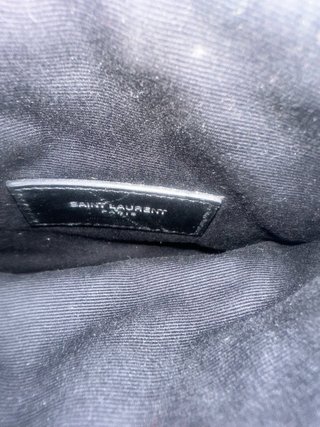 Pochette o portafoglio in pelle di vitello ysl