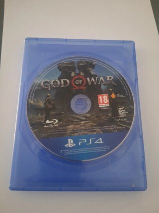 God of War PS4,con caja trasparente,incluye disco