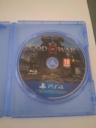 God of War PS4,con caja trasparente,incluye disco