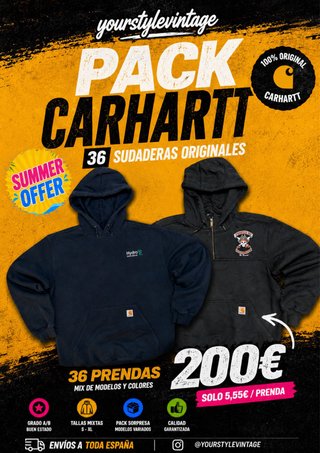 Lote 36 Sudaderas Carhartt Originales