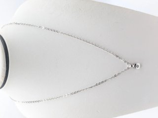 Cadena y Colgante Oro Blanco 18k  Diamante