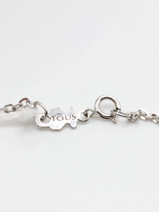 Cadena y Colgante Oro Blanco 18k  Diamante