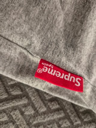 Camiseta Supreme Box Logo Gris Talla XS