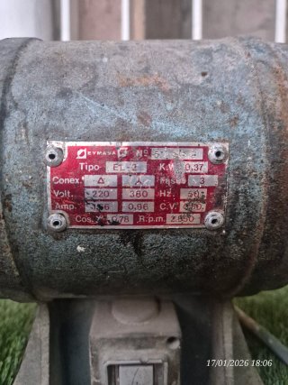 Esmeriladora Pulidora Industrial EYMASA EL-2