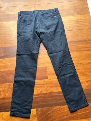 Pantalones azul chinos hombre Mango talla L