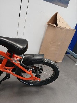 Bicicleta niños 16 pulgadas Btwin 500 Robot naranja 4,5-6