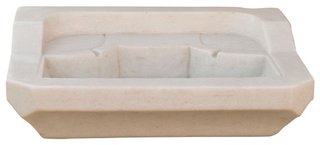Lavandino in marmo bianco L51xP41xH15 cm · per il