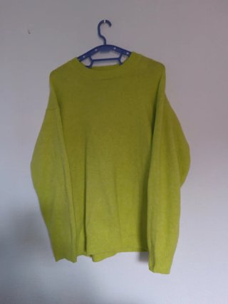 Jersey amarillo limón talla M