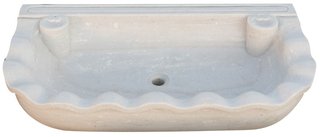 Lavabo in marmo bianco L95xP54xH17 cm · per il bag