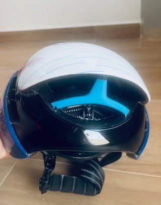 Casco ciclismo aero edición Movistar Team