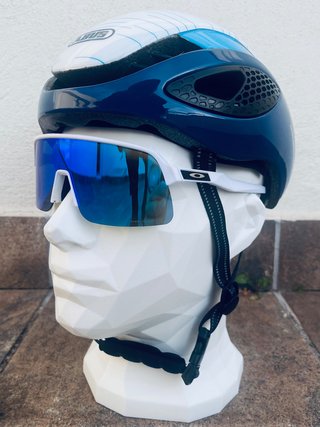 Casco ciclismo aero edición Movistar Team