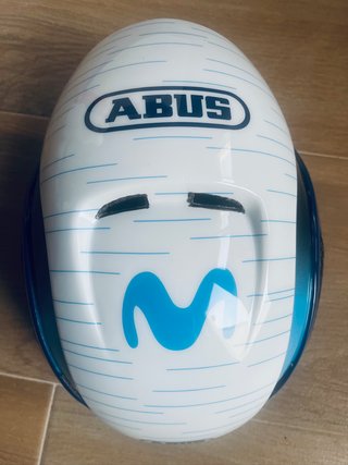 Casco ciclismo aero edición Movistar Team