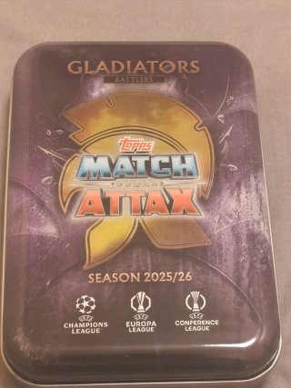 Latas de topps match attax