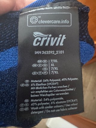 Camiseta interior termica Crivit XL