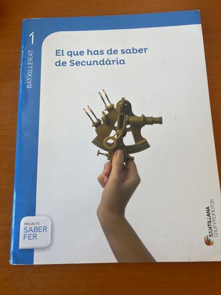 El que has de saber de Secundària, 1r de Batx.