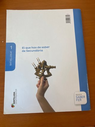 El que has de saber de Secundària, 1r de Batx.