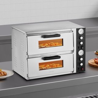 Forno Pizza Elettrico, 18" Doppio Piano Commercial
