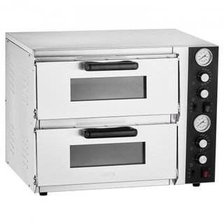 Forno Pizza Elettrico, 18" Doppio Piano Commercial