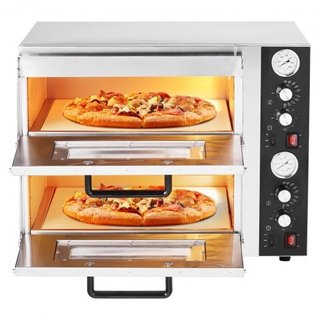Forno Pizza Elettrico, 18" Doppio Piano Commercial