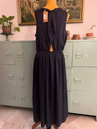 Simorra 100% Silk Elegant High Low Dress New With