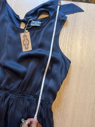 Simorra 100% Silk Elegant High Low Dress New With