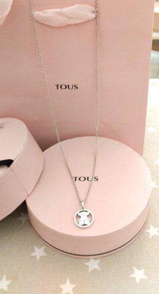 Collar Tous Plata . Original Con Caja y Bolsa