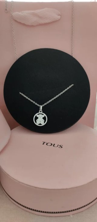 Collar Tous Plata . Original Con Caja y Bolsa
