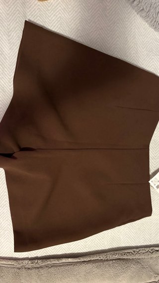 Falda pantalón Zara marrón nueva