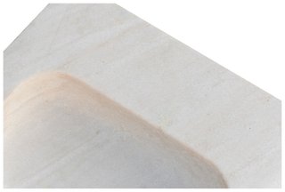 Lavabo in marmo bianco L89xP52xH13 cm · per il bag