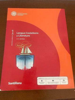 Libro de castellano 1ro bachillerato