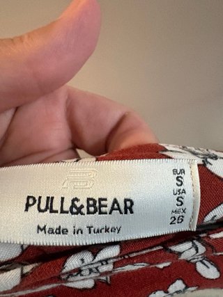 Falda pantalón Pull&Bear floral