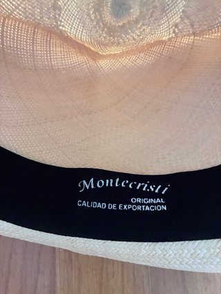 Sombrero Montecristi Panamá Talla 55
