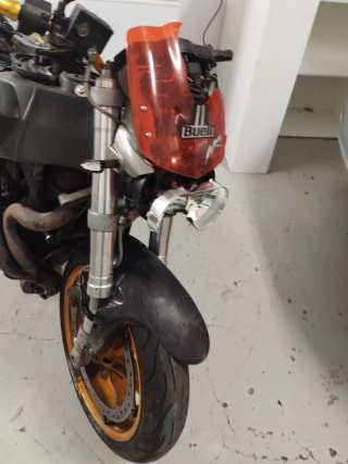 Buell xb12s accidentada