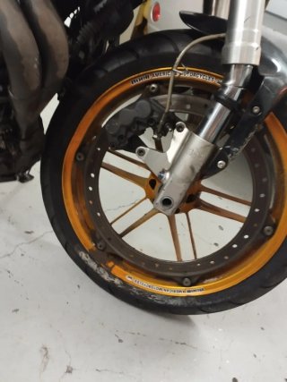 Buell xb12s accidentada