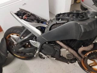 Buell xb12s accidentada