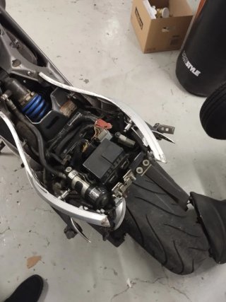 Buell xb12s accidentada