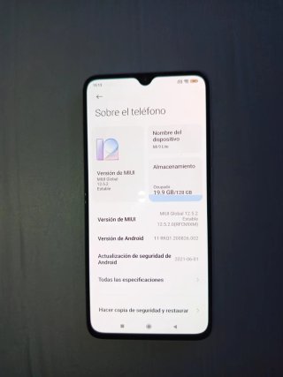 Vendo Xiaomi Mi lite 9 tiene 6 de Ran y tiene 128G