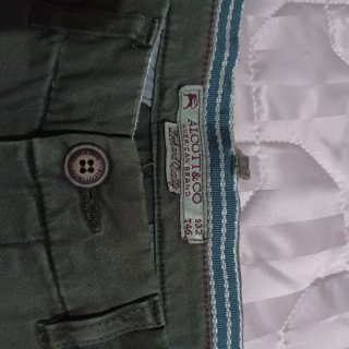 Pantaloni in cotone verdi