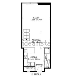 Estudio en alquiler en Barrio de la Luz en Xirivella