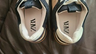 Zapatillas Zara Beige/Negro/Marrón