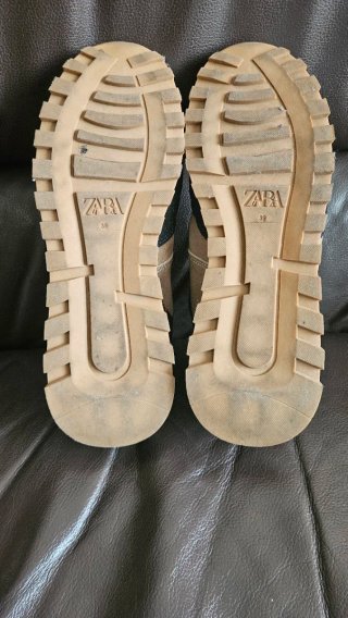 Zapatillas Zara Beige/Negro/Marrón