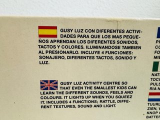 Molto Gusy Luz Juguete 1994 Caja Original