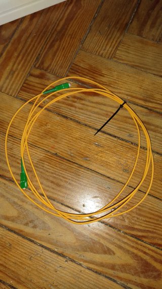 Cable de Fibra Óptica SC/APC (Latiguillo Router 1m
