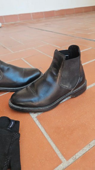 Botas de equitación negras Talla 38 decatlon